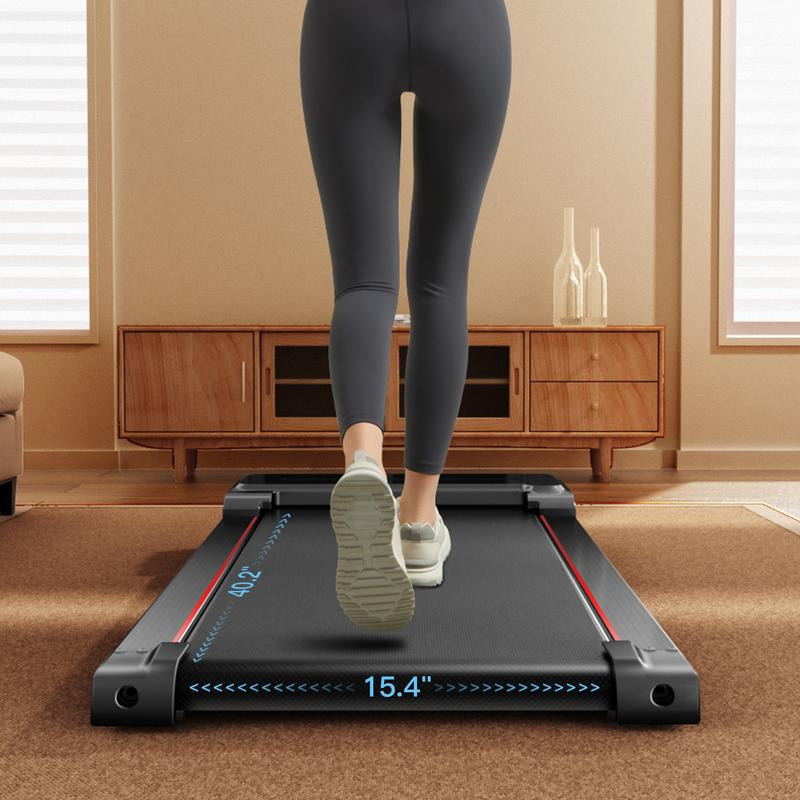 CURSOR FITNESS under Desk Treadmill, 2 in 1 Walkingpad, 2.5 HP Ultra Quiet Brushless Motor, 265 LBS Capacity for Home and Office Workout